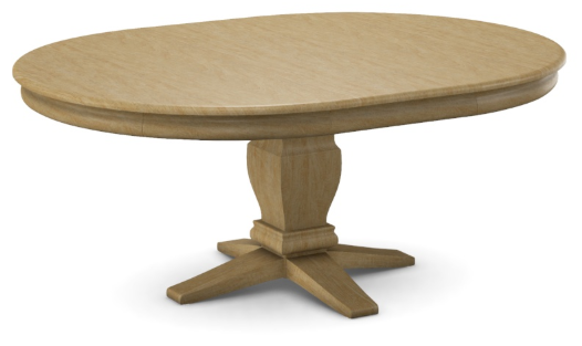 Parawood 54-72" x 54" Round Extension Top w/Pedestal Build-a-Table