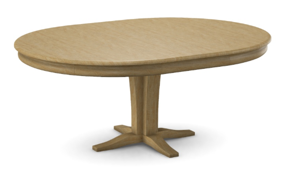 Parawood 54-72" x 54" Round Extension Top w/Pedestal Build-a-Table