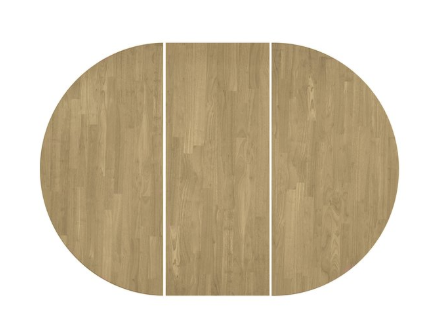 Parawood 54-72" x 54" Round Extension Top w/Pedestal Build-a-Table