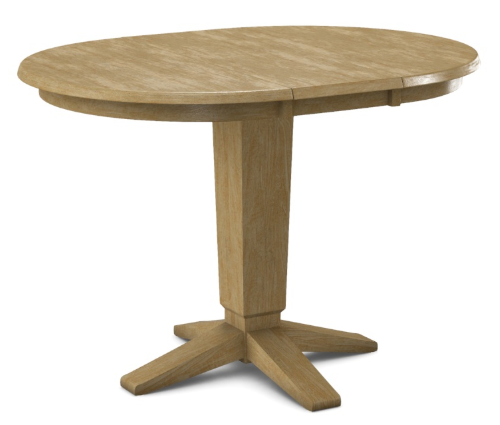 Parawood 36-48" x 36" Round Extension Table w/Pedestal Build-a-Table