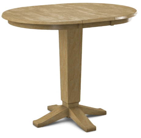 Parawood 36-48" x 36" Round Extension Table w/Pedestal Build-a-Table