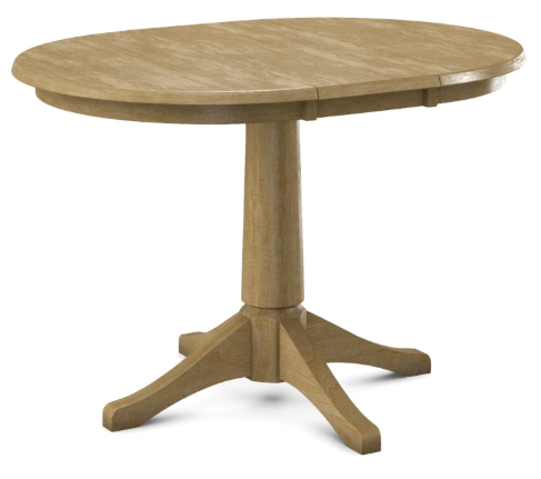Parawood 36-48" x 36" Round Extension Table w/Pedestal Build-a-Table