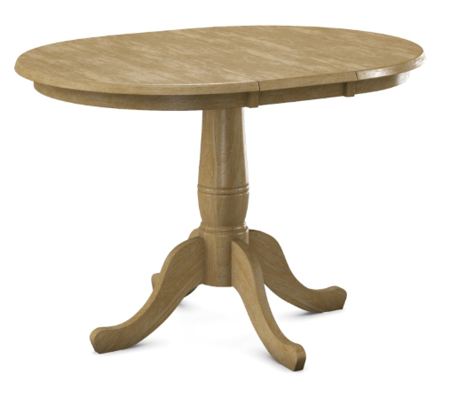 Parawood 36-48" x 36" Round Extension Table w/Pedestal Build-a-Table