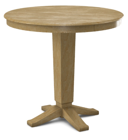 Parawood 42 x 42" Round Table w/Pedestal Build-a-Table
