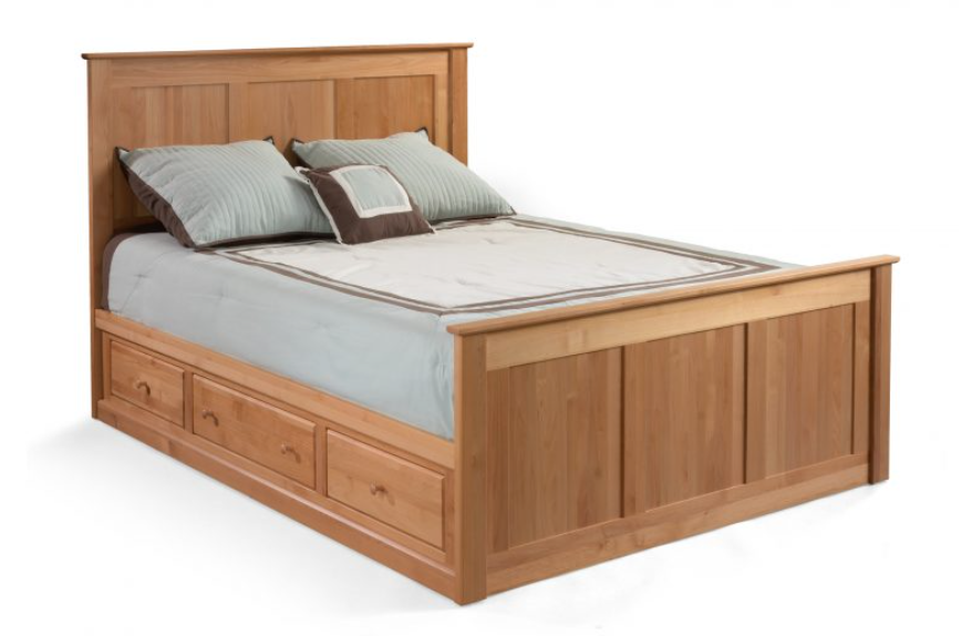 6 Drawer Low Shaker Chest Bed
