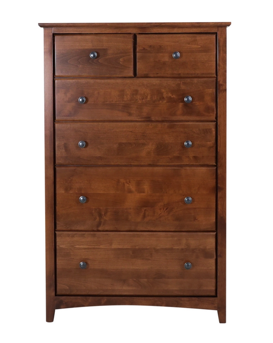 Alder Shaker 6 Drawer Chest