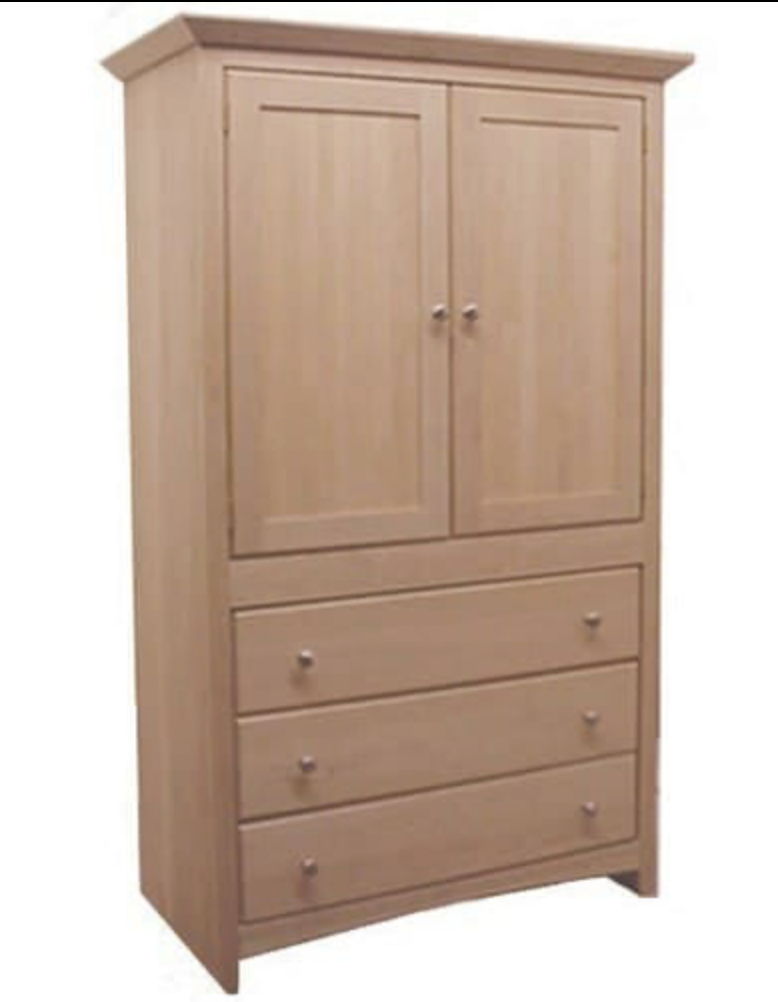Alder 3 Drawer, 2 Door Armoire