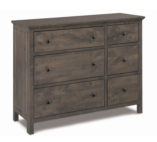 Heritage 6 Drawer Combo Dresser