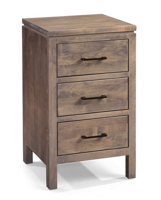 2 West 3 Drawer Nightstand