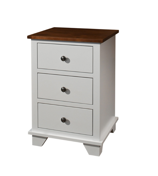 "Portland" 3 Drawer Nightstand