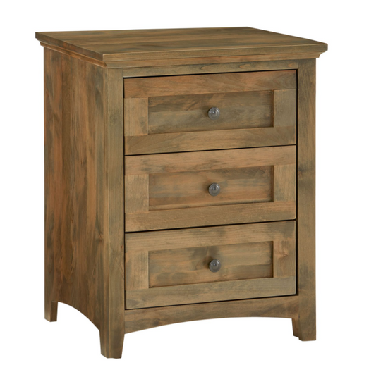Emmerson 3 Drawer Wide Nightstand
