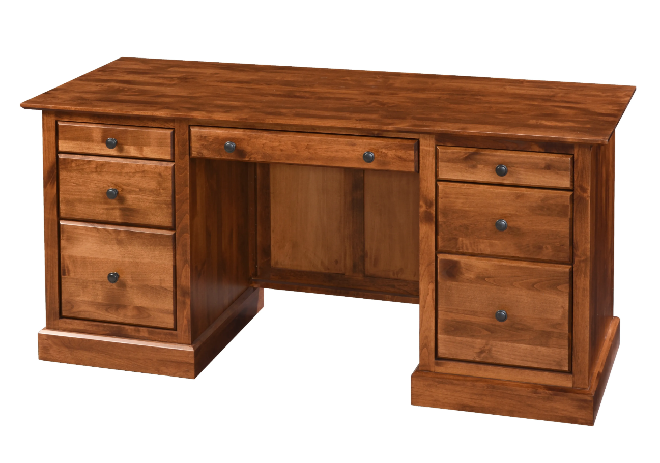 Shaker Alder 7 Dr Executive Desk