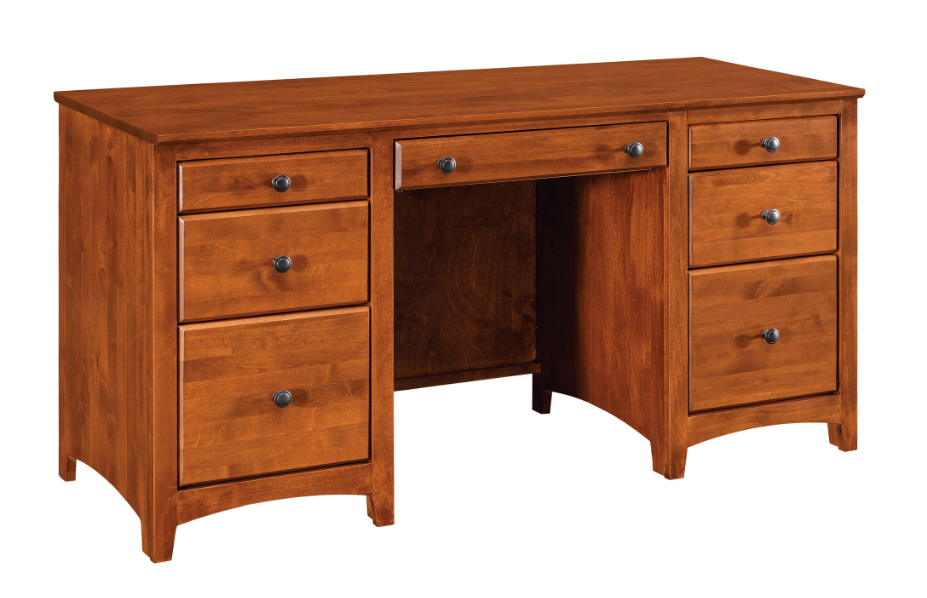 Shaker Double Pedestal Desk