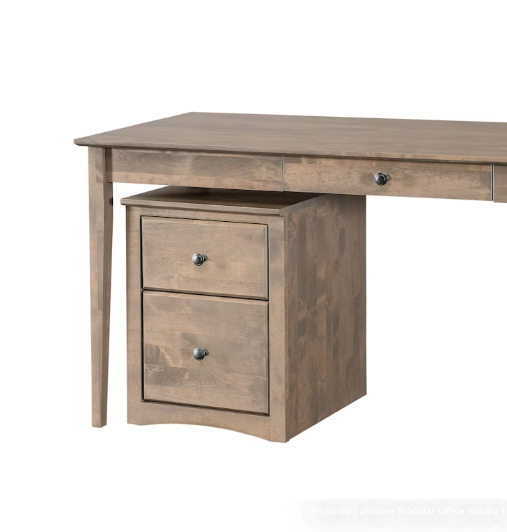 Shaker 2 Drawer Rolling File