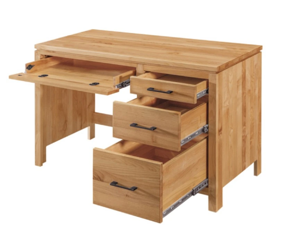 2 West 4 Drawer Desk