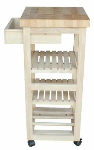 Small Butcher Block Cart