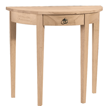 Half Round Table