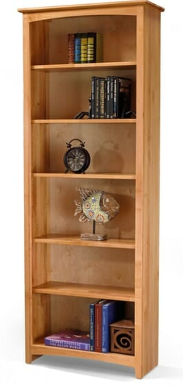 Alder Shaker 30″W x 84″H Bookcase
