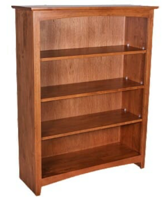 Alder Shaker 30″W x 48″H Bookcase
