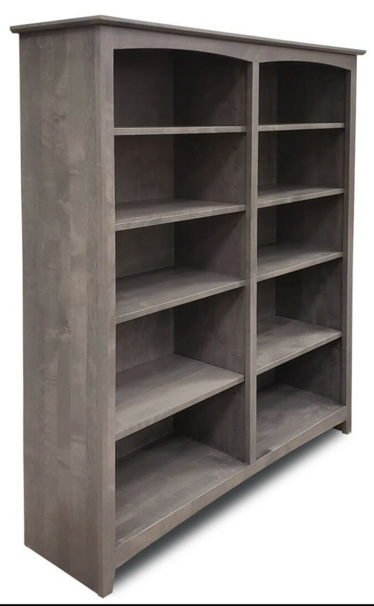 Alder Shaker 48″W x 84″H Bookcase