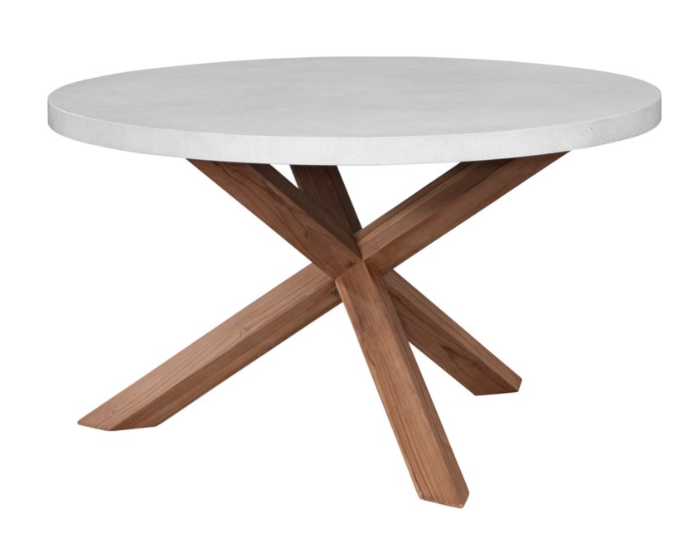 Shenandoah Outdoor Round Dining Table - 'White'