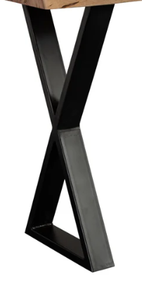 Manzanita Live Edge Console Table - "Midnight"