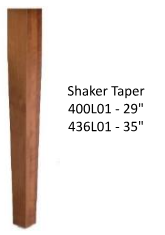 Maple Traditional 36"x48" Solid Top Build-A-Table