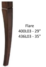 Maple Traditional 36"x48" Solid Top Build-A-Table