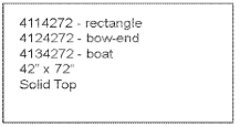 Maple Traditional 42"x72" Solid Top Build-A-Table