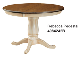 Maple Traditional 42"x42" Round Build-A-Table w/18" Leaf