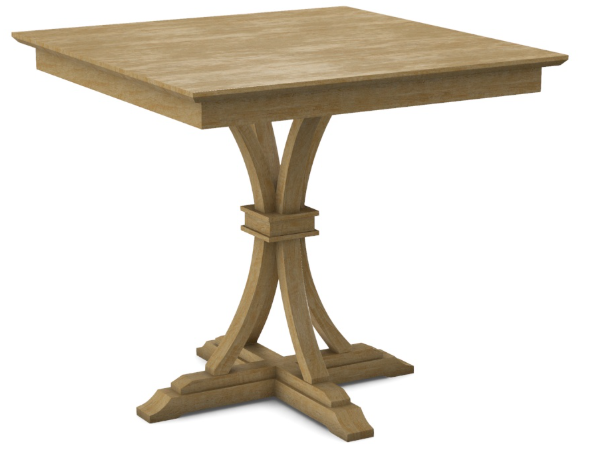 Parawood 42" x 42" Square w/Pedestal Build-a-Table