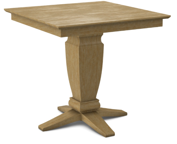 Parawood 42" x 42" Square w/Pedestal Build-a-Table