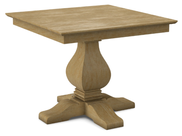 Parawood 42" x 42" Square w/Pedestal Build-a-Table
