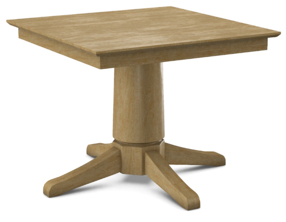 Parawood 42" x 42" Square w/Pedestal Build-a-Table