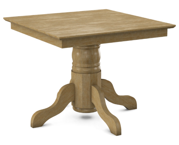 Parawood 42" x 42" Square w/Pedestal Build-a-Table