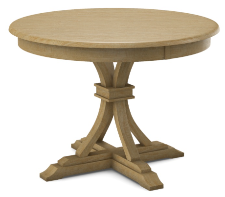 Parawood 42" x 42" Round Top w/Pedestal Build-a-Table