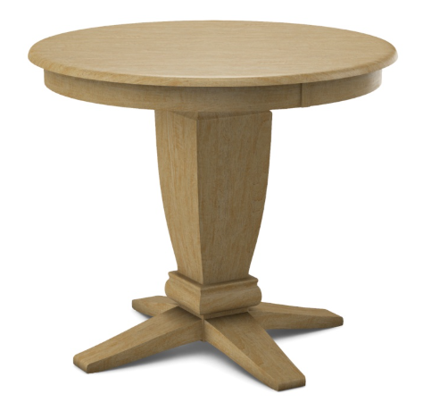 Parawood 42" x 42" Round Top w/Pedestal Build-a-Table