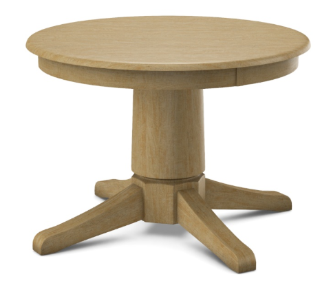 Parawood 42" x 42" Round Top w/Pedestal Build-a-Table