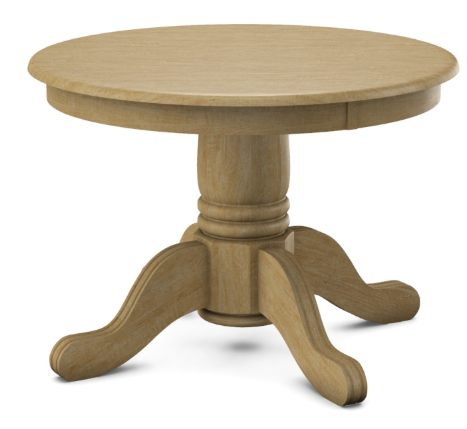 Parawood 42" x 42" Round Top w/Pedestal Build-a-Table