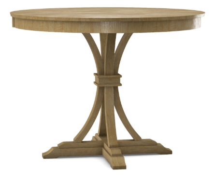 Parawood 48" x 48" Round Top w/Pedestal Build-a-Table