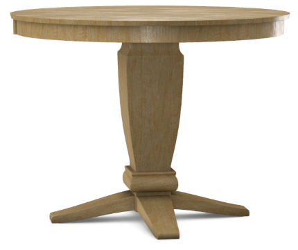 Parawood 48" x 48" Round Top w/Pedestal Build-a-Table