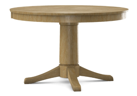Parawood 48" x 48" Round Top w/Pedestal Build-a-Table