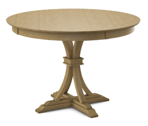 Parawood 52" x 52" Round Top w/Pedestal Build-a-Table