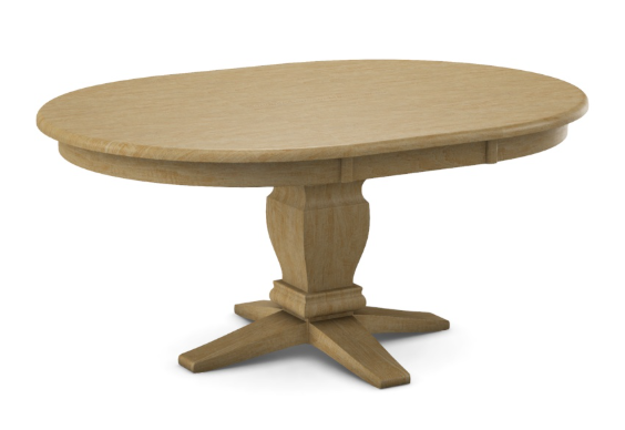 Parawood 48-66" x 48" Round Extension Top w/Pedestal Build-a-Table
