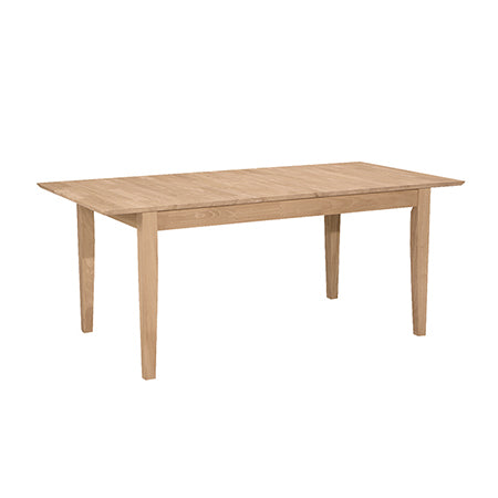 36" x 60" Shaker Extension Table