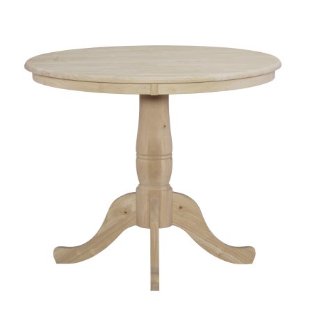 36" Bullnose Edge Round Pedestal Table