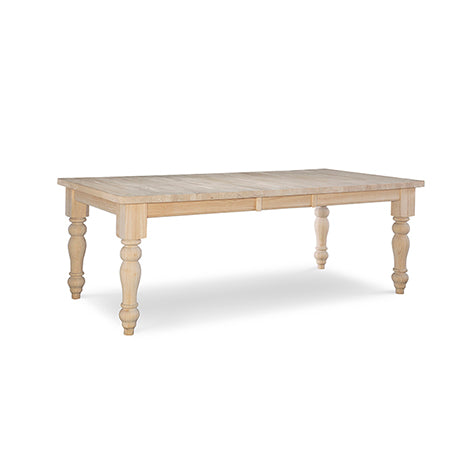 Turned Leg Extension Table