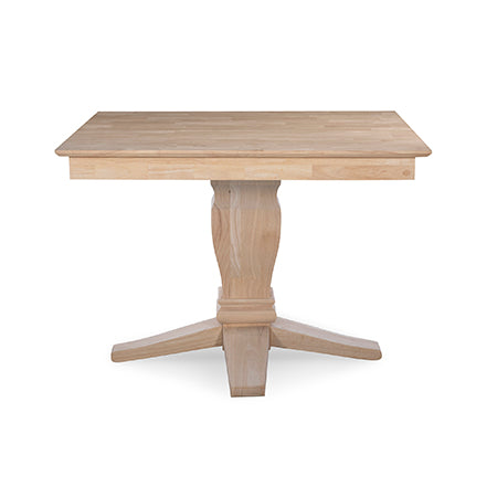 42" Square Table w/ Java Pedestal