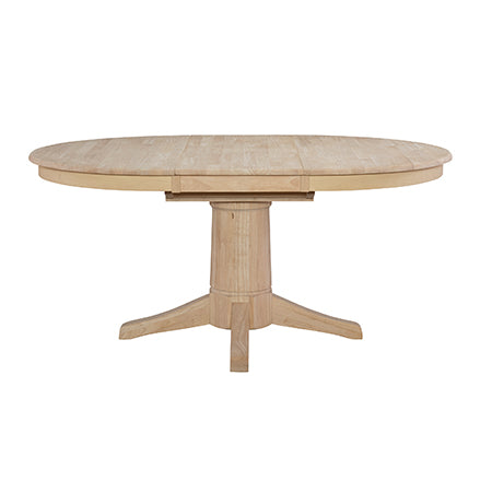 48" Round Extension Table w/ Transitional Pedestal