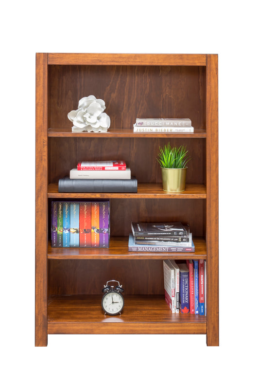 Pine Erica Square Cut 30"W x 48"H Bookcase